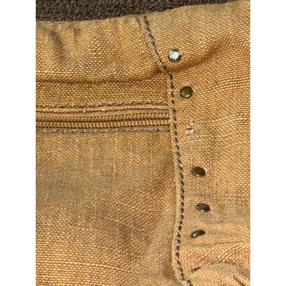 Fossil Crossbody Tag Adjustable Strap Metal Studs Boho Western Minimalist FLAWED
